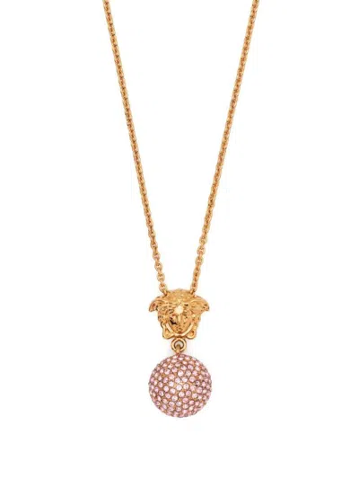 Versace Bijoux In Gold/pink