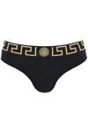 Versace Bikini Bottom With Greek Border Women In Black