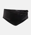 Versace Bikini Bottoms In Black
