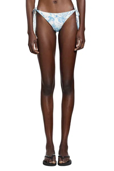 Versace Bikini Bottoms In Blue