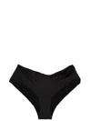 Versace Bikini Briefs With Knot Beachwear Black