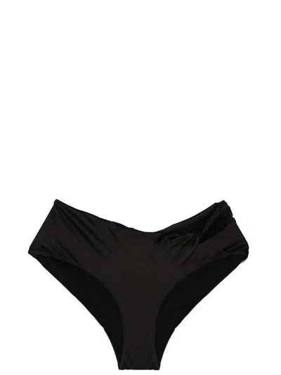 Versace Bikini Briefs With Knot Beachwear Black