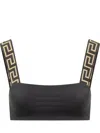Versace Lycra Bikini Top In Multi