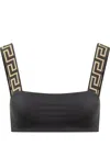 Versace Lycra Bikini Top In Multi