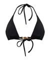Versace Bikini Top In Black