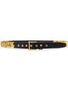 Versace Bind Belt In Black
