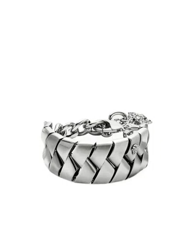 Versace Bind Bracelet In Gray