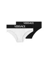 Versace Bi Pack Slip In White
