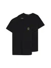 Versace Bipack Tshirt In Black
