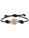 Versace 徽标手链 In Black