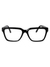 Versace Black Acetate Glasses In Gray