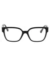 Versace Black Acetate Glasses In Pattern
