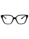Versace Havana Acetate Glasses In Black