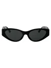 Versace Full Frame Sunglasses In Black