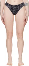 Versace Black Barocco Briefs In 5bc10-black