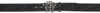Versace Black Barocco 'la Medusa' Belt In Black-ruthenium