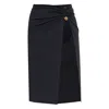 Versace Rolled High-rise Midi Skirt