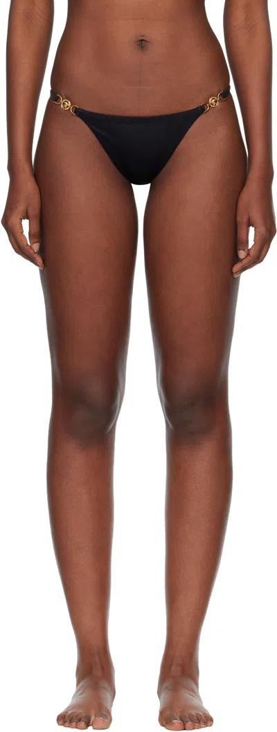 Versace Black Bikini Bottom