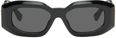 Versace Black Chunky Biggie Sunglasses In Gb1/87 - Black