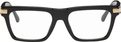 Versace Black Classic Top Glasses In Black Gb1
