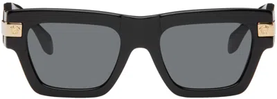 Versace Black Classic Top Sunglasses In Gb1/87