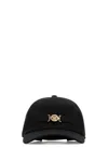 Versace Men Black Cotton Baseball Cap