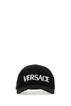 VERSACE VERSACE BLACK COTTON BASEBALL CAP