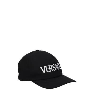 VERSACE BLACK COTTON CAP (BASEBALL HAT)