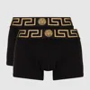Versace Set Of Two Medusa-head Motif Briefs In Black
