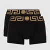 Versace Set Of Two Medusa-head Motif Briefs In Black