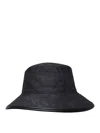 VERSACE BLACK COTTON HAT