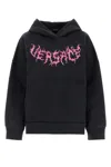 Versace Black Cotton Oversize Sweatshirt
