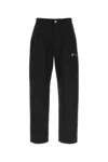 Versace Belt Loop Casual Pants In Black