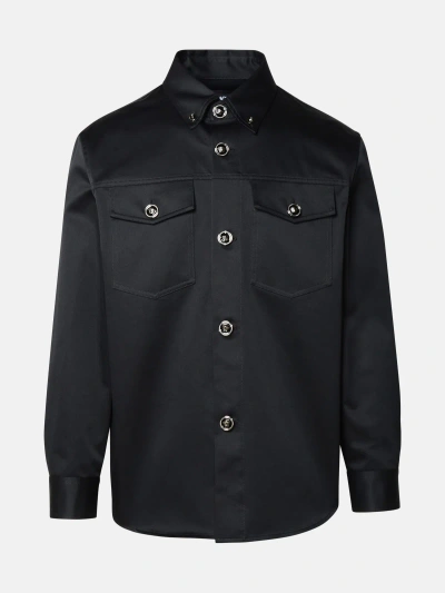 Versace Black Cotton Shirt