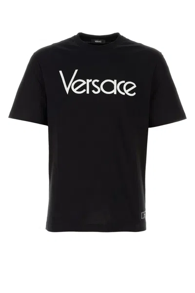 Versace Black Cotton T-shirt