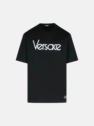 Versace Black Cotton T-shirt