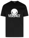Versace Medusa Logo T-shirt In Black