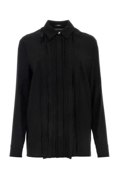 VERSACE BLACK CREPE SHIRT