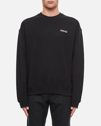 Versace Black Crewneck Sweatshirt