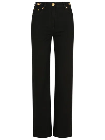 Versace Black Denim Jeans Women