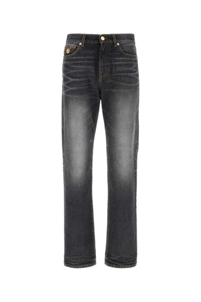 VERSACE VERSACE BLACK DENIM JEANS