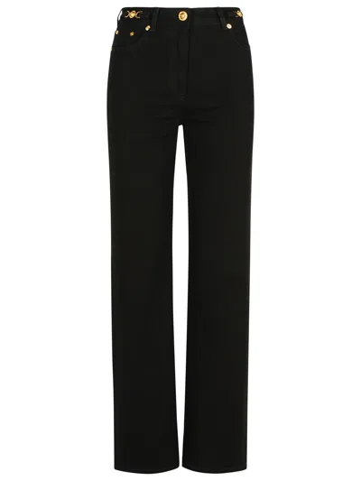 Versace Black Denim Jeans Women