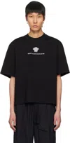 Versace Cotton T-shirt With Medusa Embroidery In 1b000-black