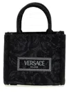 Versace Black Extra Small Athena Tote Bag In Black