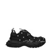 Versace Black Fabric Chunky Sneakers