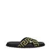 Versace Logo-print Open-toe Slides