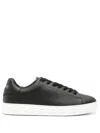 Versace Black Greca Sneakers In Black