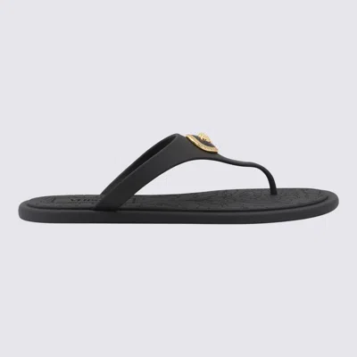 VERSACE BLACK FLATS