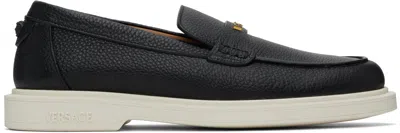 Versace Black Giuliano Loafers In 1b090-black-black