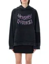 Versace Woman Sweatshirt Steel Grey Size 6 Cotton In Black